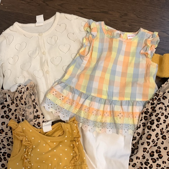 Lot of 9 Baby Girl Spring Summer Pieces - Picture 4 of 6